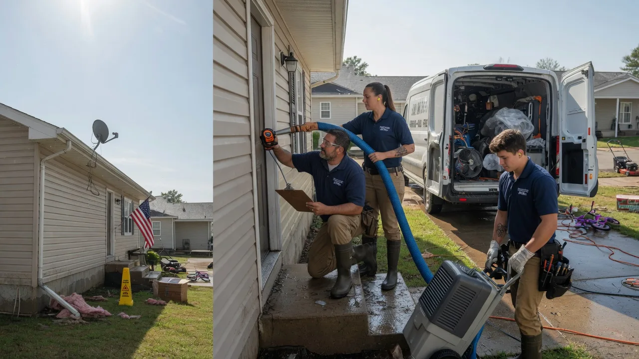 Ceiling Water Damage Restoration in Frazeysburg, OH near me